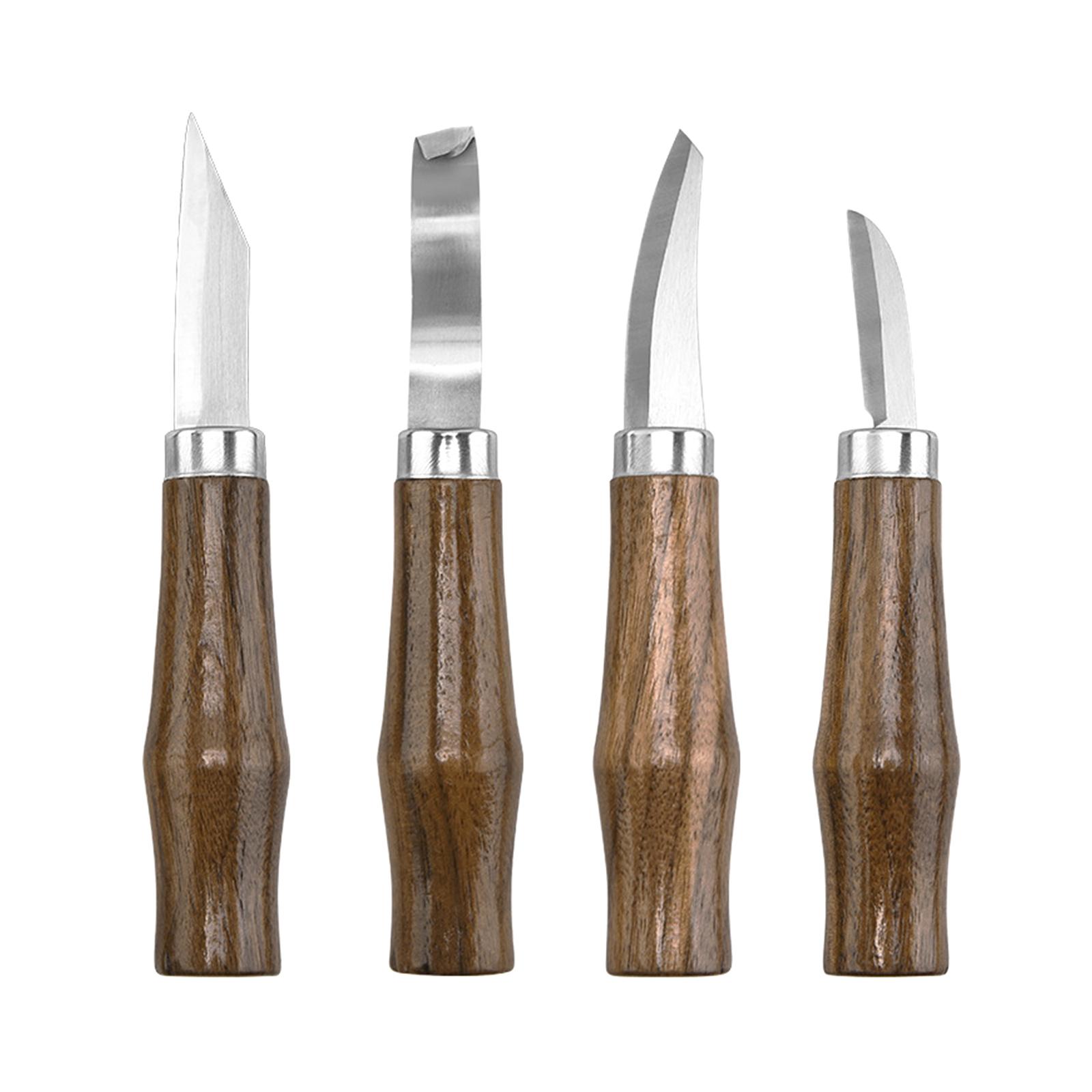 Woodworking Crafts - ชุดแกะสลักไม้แบบมืออาชีพ 7 ชิ้น เครื่องมือช่างไม้ ชุดเครื่องมือช่างฝีมือ สำหรับงาน