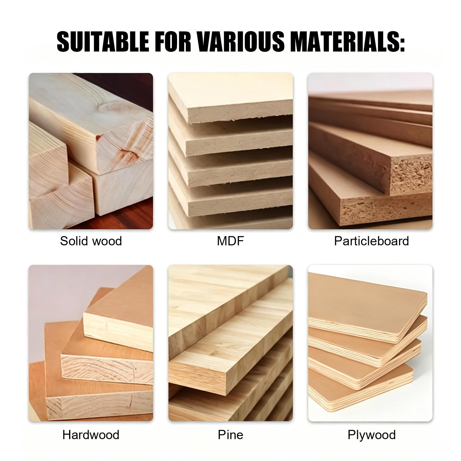 Router Bits For Woodworking - ดอกเร้าเตอร์ตรง เส้นผ่านศูนย์กลางก้าน 0.3 นิ้ว เครื่องมือกัดสำหรับงานเซาะร่อง ตัด