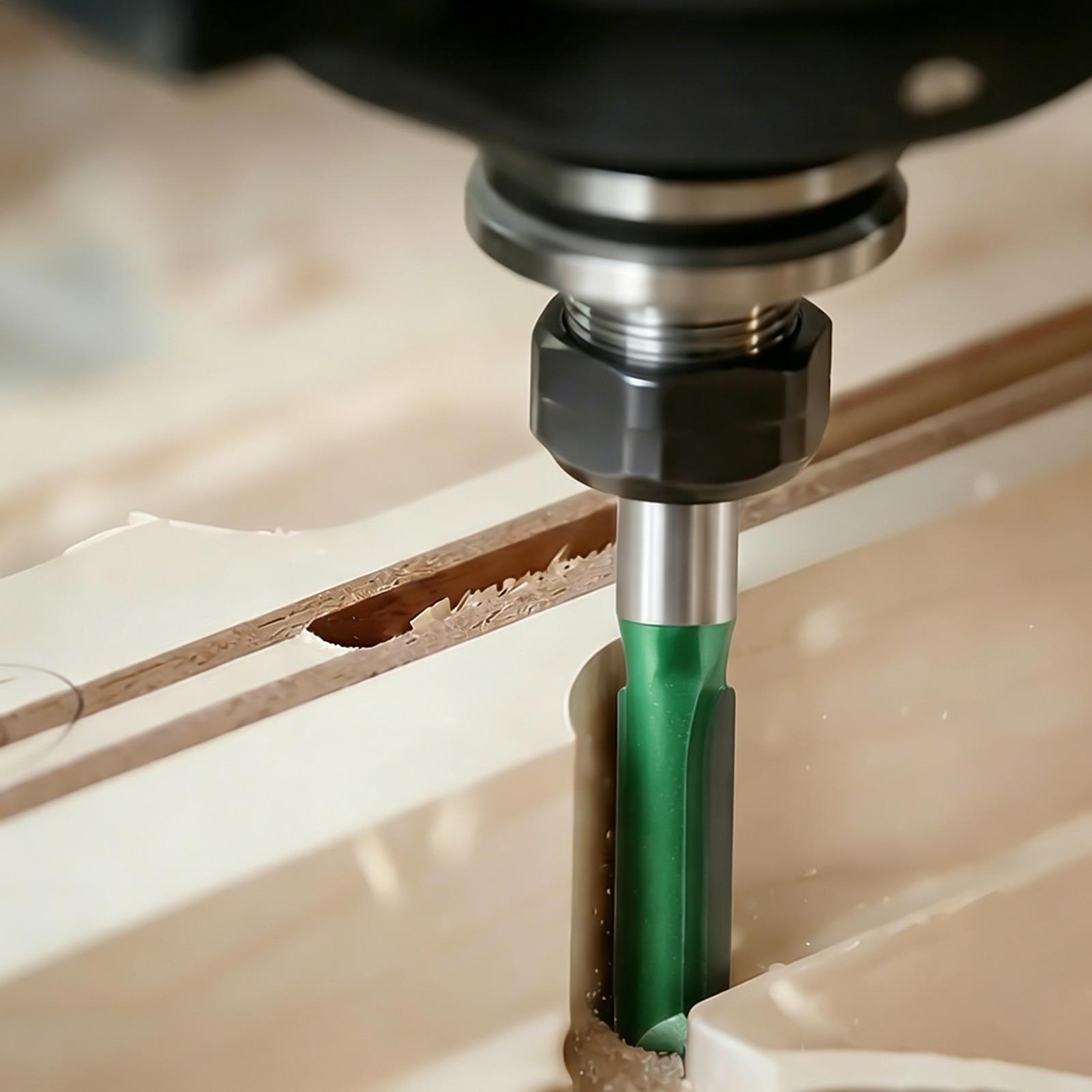 Router Bits For Woodworking - ดอกเราเตอร์งานไม้แบบตรง ขนาดก้าน 0.3 นิ้ว เครื่องมือแกะสลัก ดอกเราเตอร์สำหรับทำร่อง