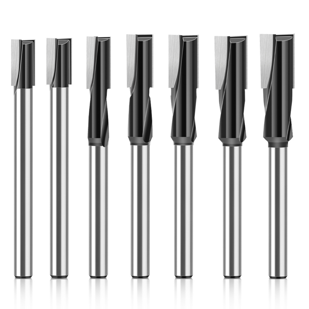 Router Bits For Woodworking - ดอกกัดตรงขนาด 12 มม. แบบสองคมตัด คาร์ไบด์ สำหรับงานไม้