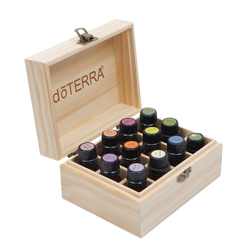Woodworking Show - สําหรับ DoTERRA Essential Oil Storage ไม้กล่อง