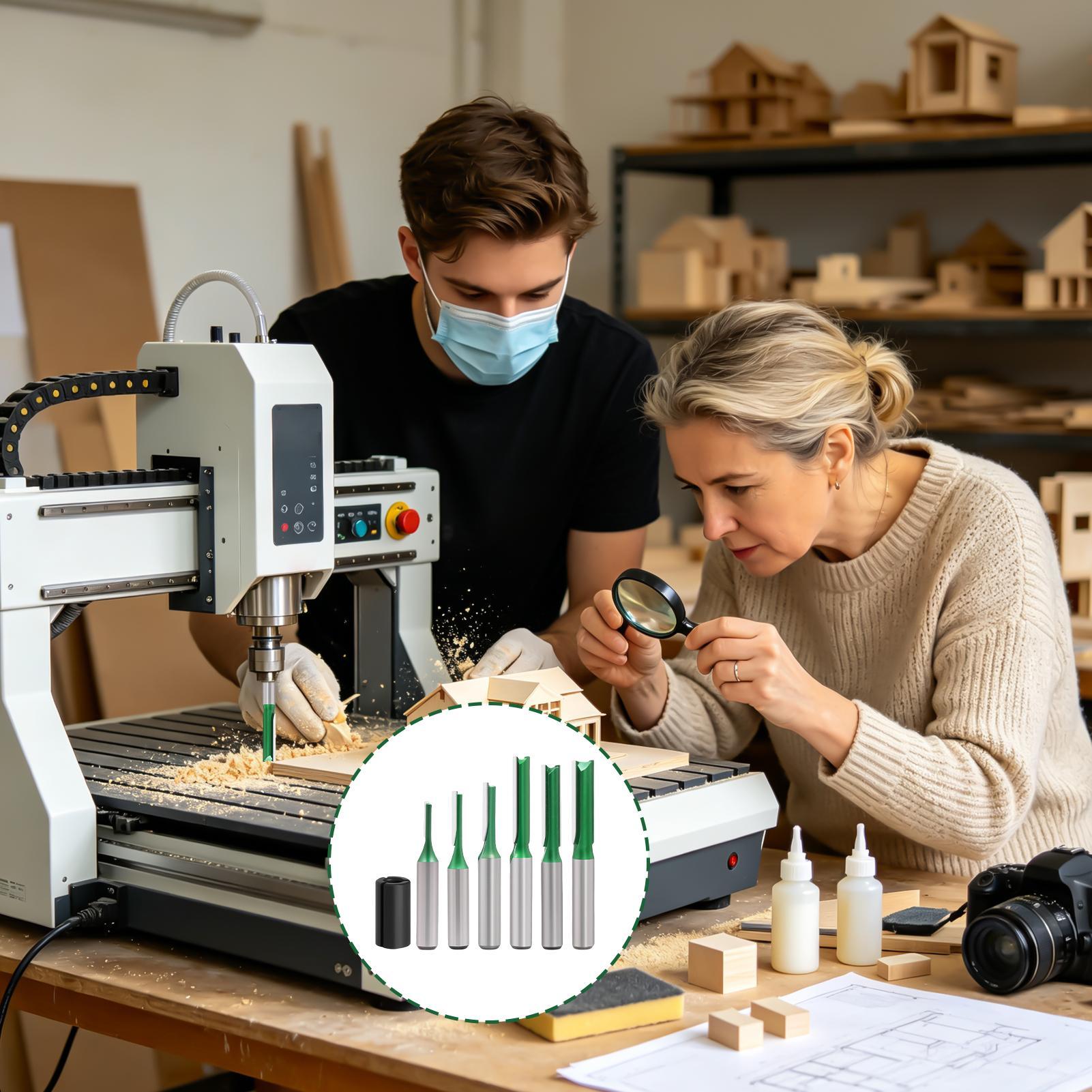 ดอกเราเตอร์แบบตรง ขนาดก้าน 0.3 - Router Bits For Woodworking บทวิจารณ์และราคา