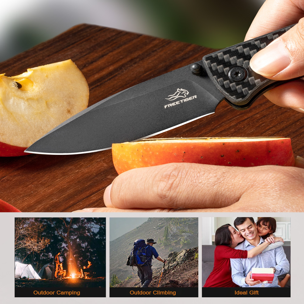 FREETIGER D2 มีดพกพา G10/คาร์บ - Woodworking Or Woodworking บทวิจารณ์และราคา