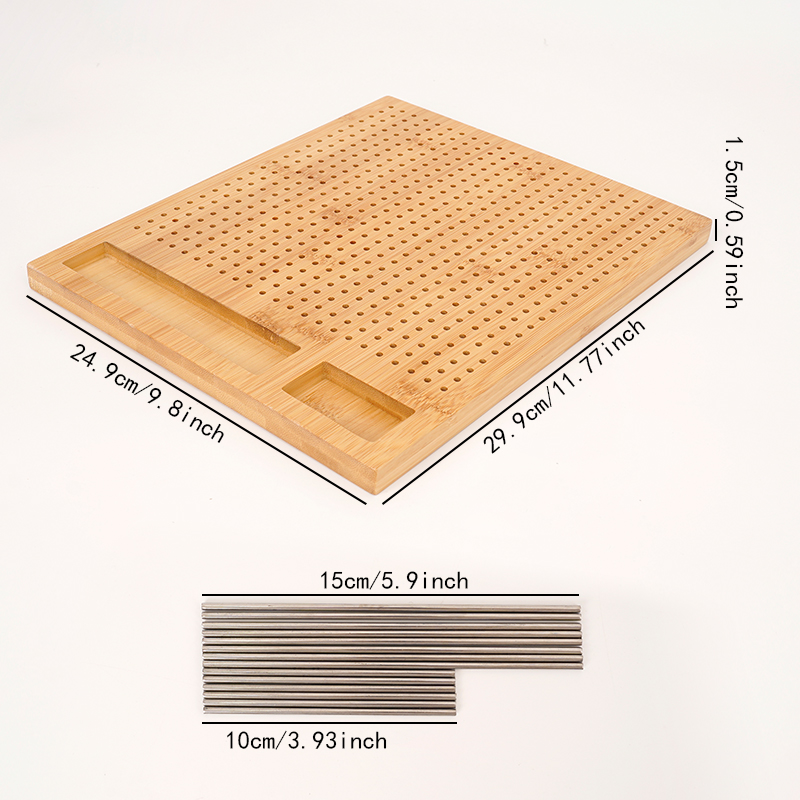 แผ่นบล็อกงานโครเชต์พร้อมเข็มสแ - Woodworking Crafts บทวิจารณ์และราคา