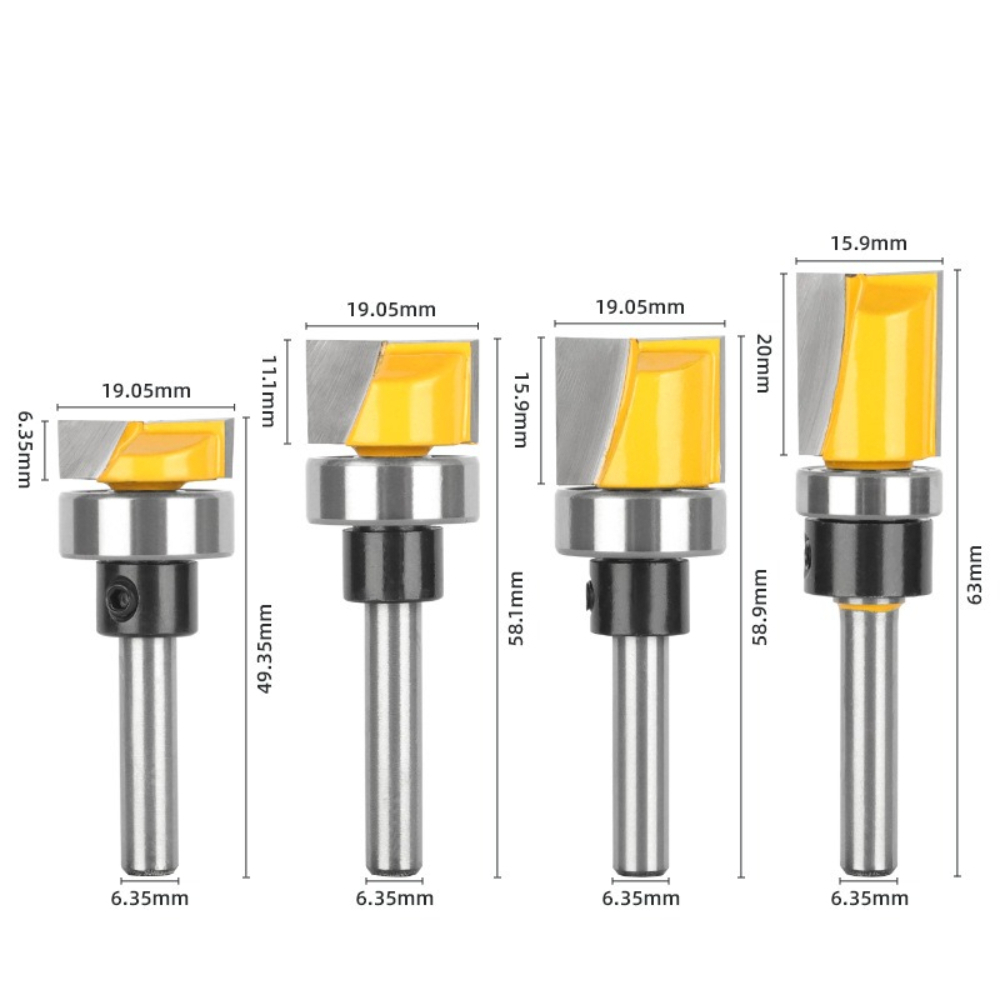 ดอกเราเตอร์แบบฟลัชทริม ขนาด 1/ - Router Bits For Woodworking บทวิจารณ์และราคา