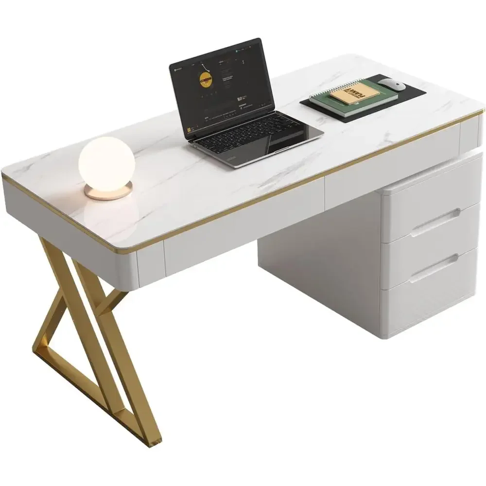 โต๊ะเกมมิ่งหน้ากระจกนิรภัยสีขา - Woodworking Or Woodworking บทวิจารณ์และราคา