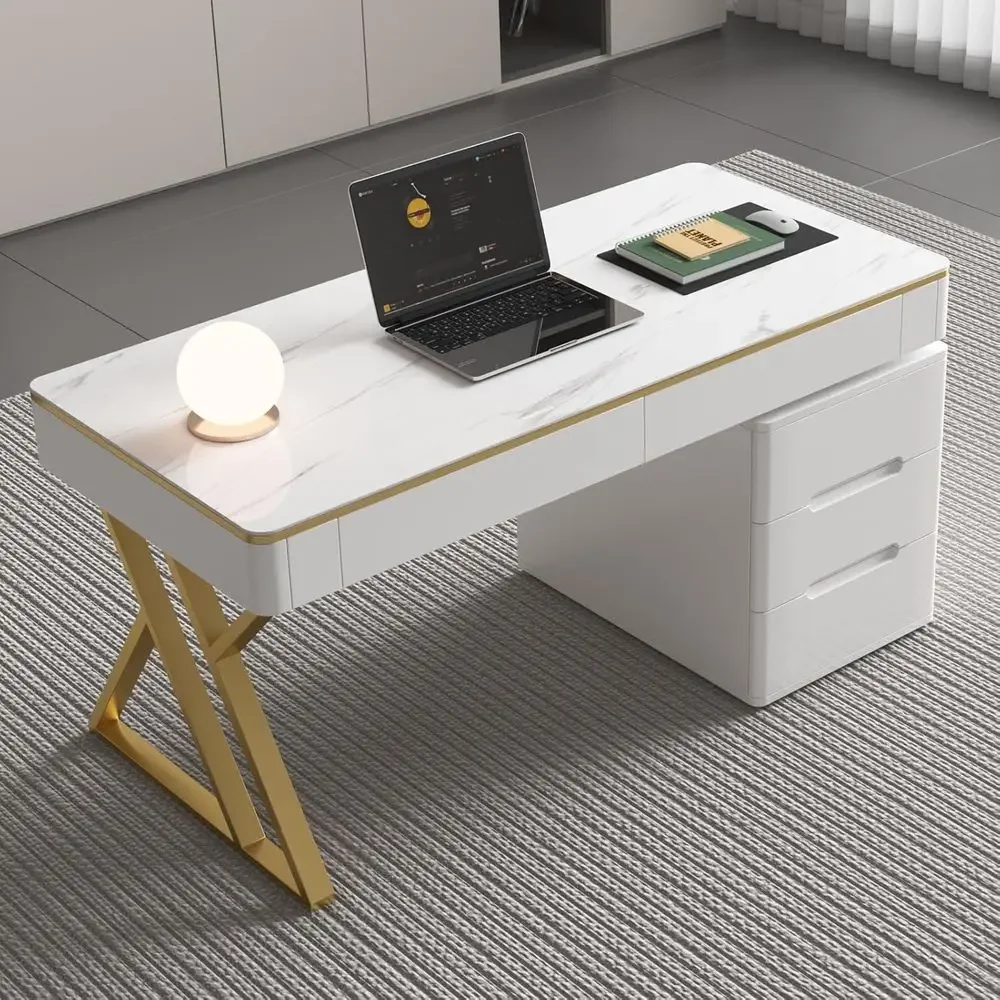 โต๊ะเกมมิ่งหน้ากระจกนิรภัยสีขา - Woodworking Or Woodworking บทวิจารณ์และราคา