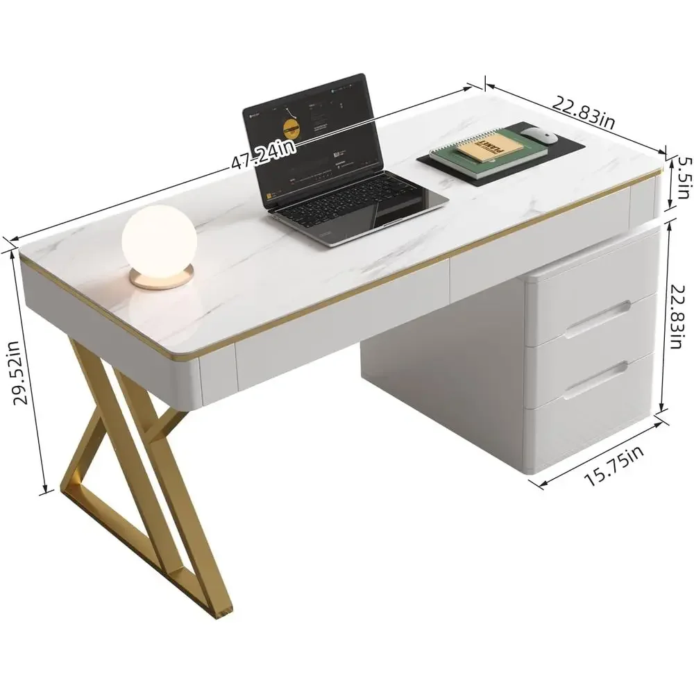 โต๊ะเกมมิ่งหน้ากระจกนิรภัยสีขา - Woodworking Or Woodworking บทวิจารณ์และราคา