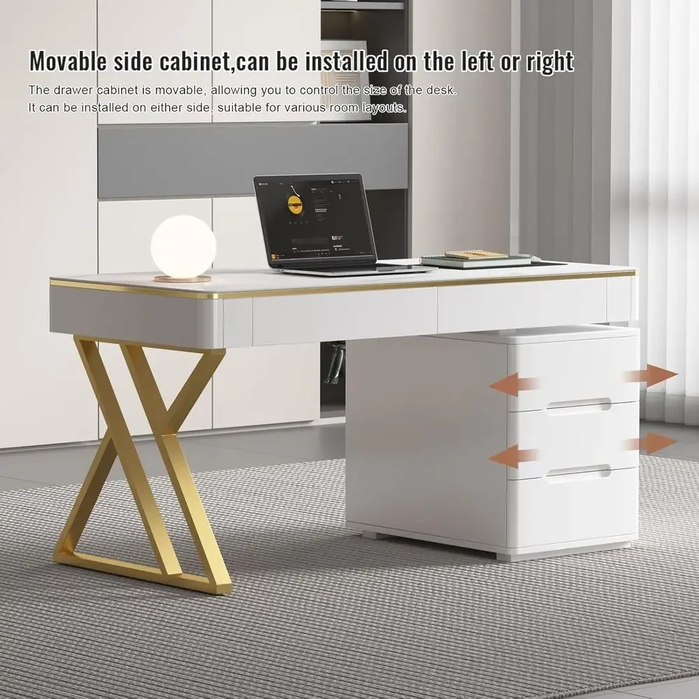 โต๊ะเกมมิ่งหน้ากระจกนิรภัยสีขา - Woodworking Or Woodworking บทวิจารณ์และราคา