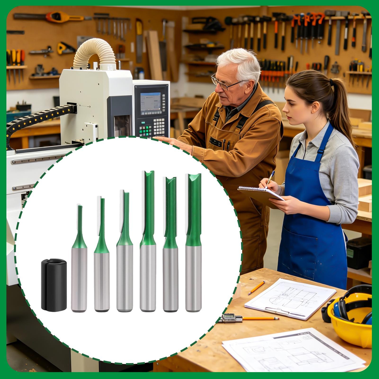 ดอกเร้าเตอร์ตรง เส้นผ่านศูนย์ก - Router Bits For Woodworking บทวิจารณ์และราคา