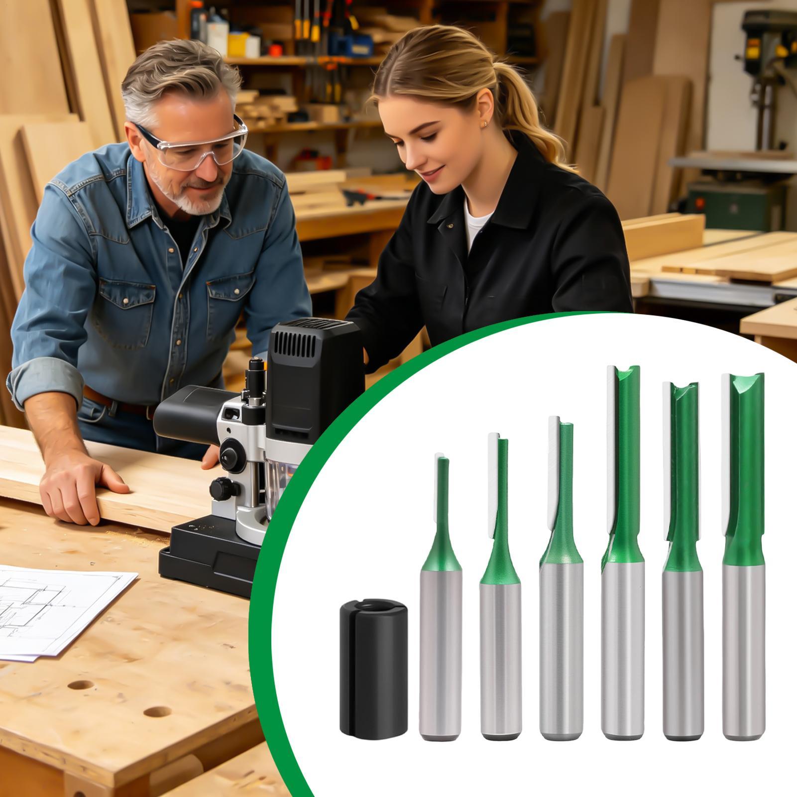 ดอกเร้าเตอร์ตรง เส้นผ่านศูนย์ก - Router Bits For Woodworking บทวิจารณ์และราคา