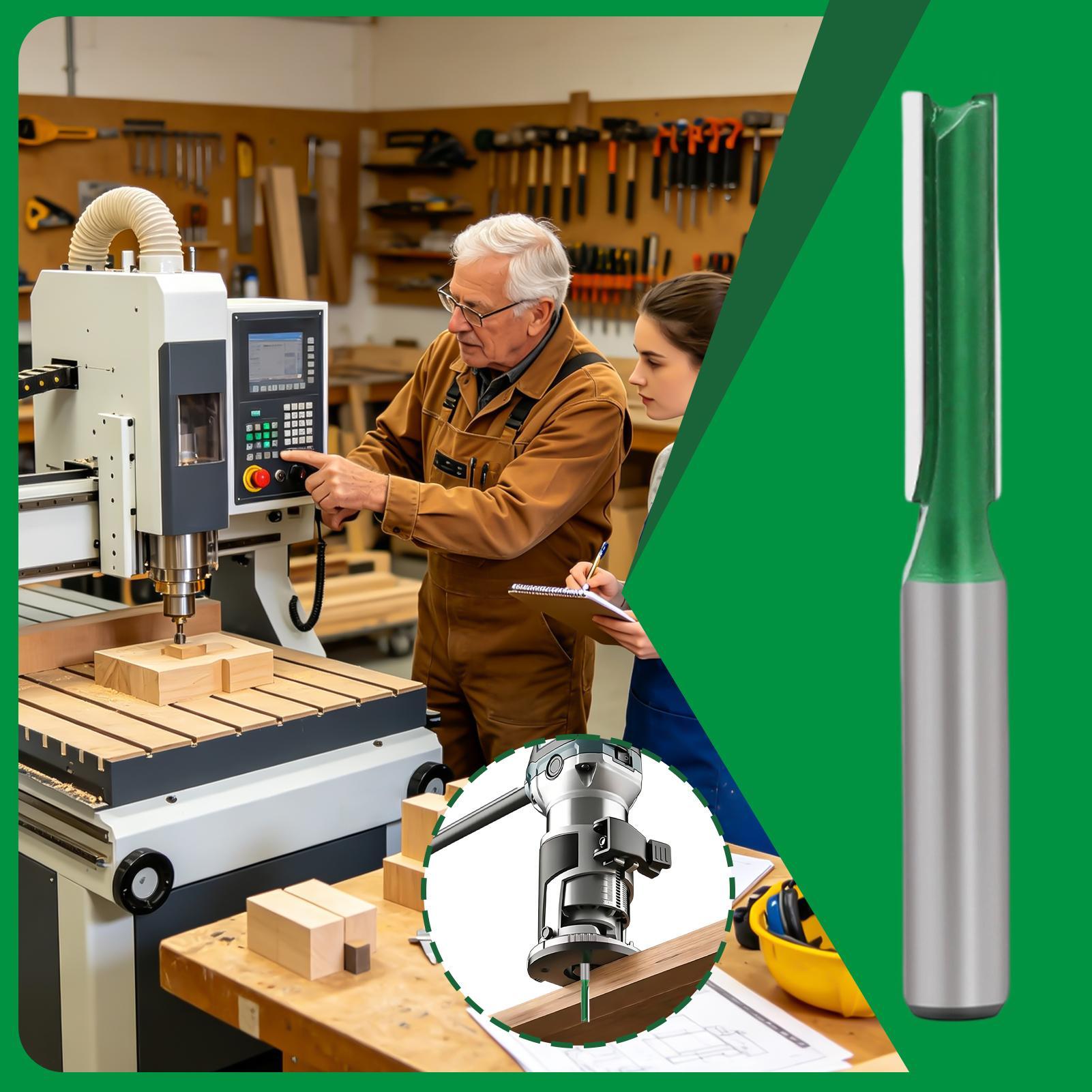 ดอกเราเตอร์งานไม้แบบตรง ขนาดก้ - Router Bits For Woodworking บทวิจารณ์และราคา