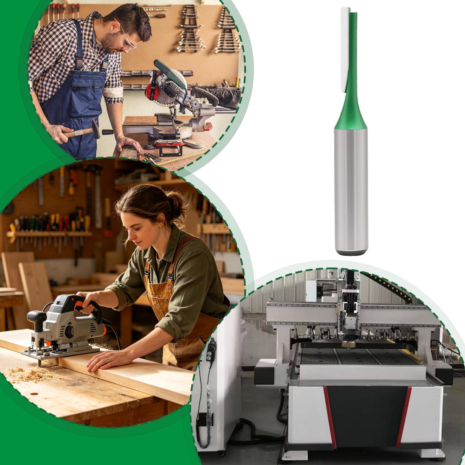 ดอกเราเตอร์งานไม้แบบตรง ขนาดก้ - Router Bits For Woodworking บทวิจารณ์และราคา