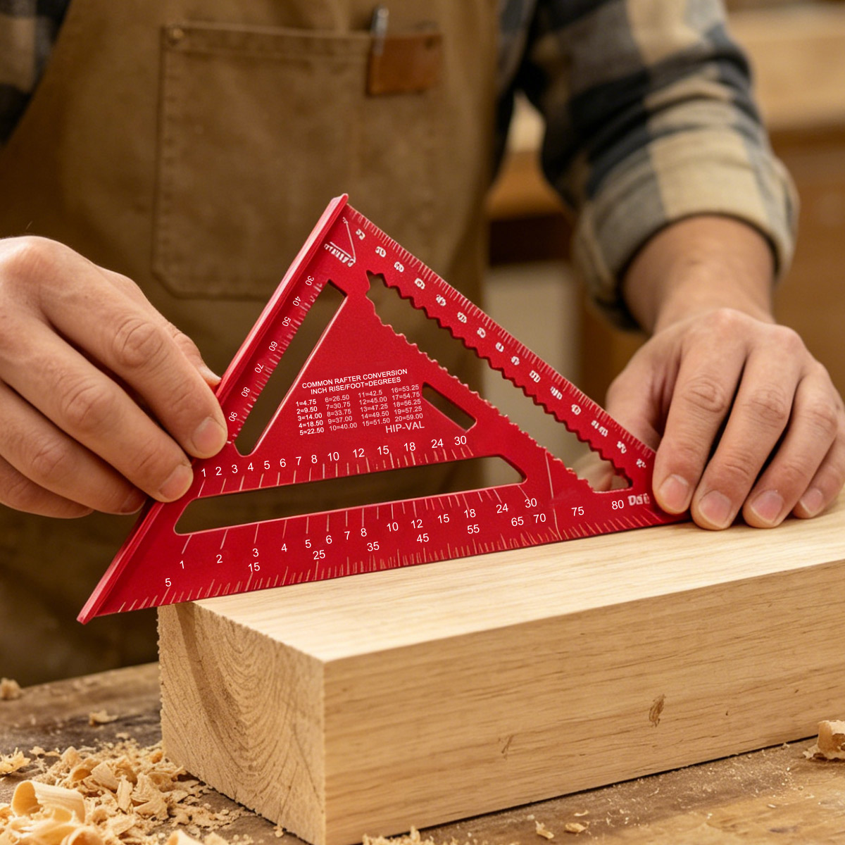 ไม้บรรทัดสามเหลี่ยมอลูมิเนียมอ - Woodworking Essentials บทวิจารณ์และราคา