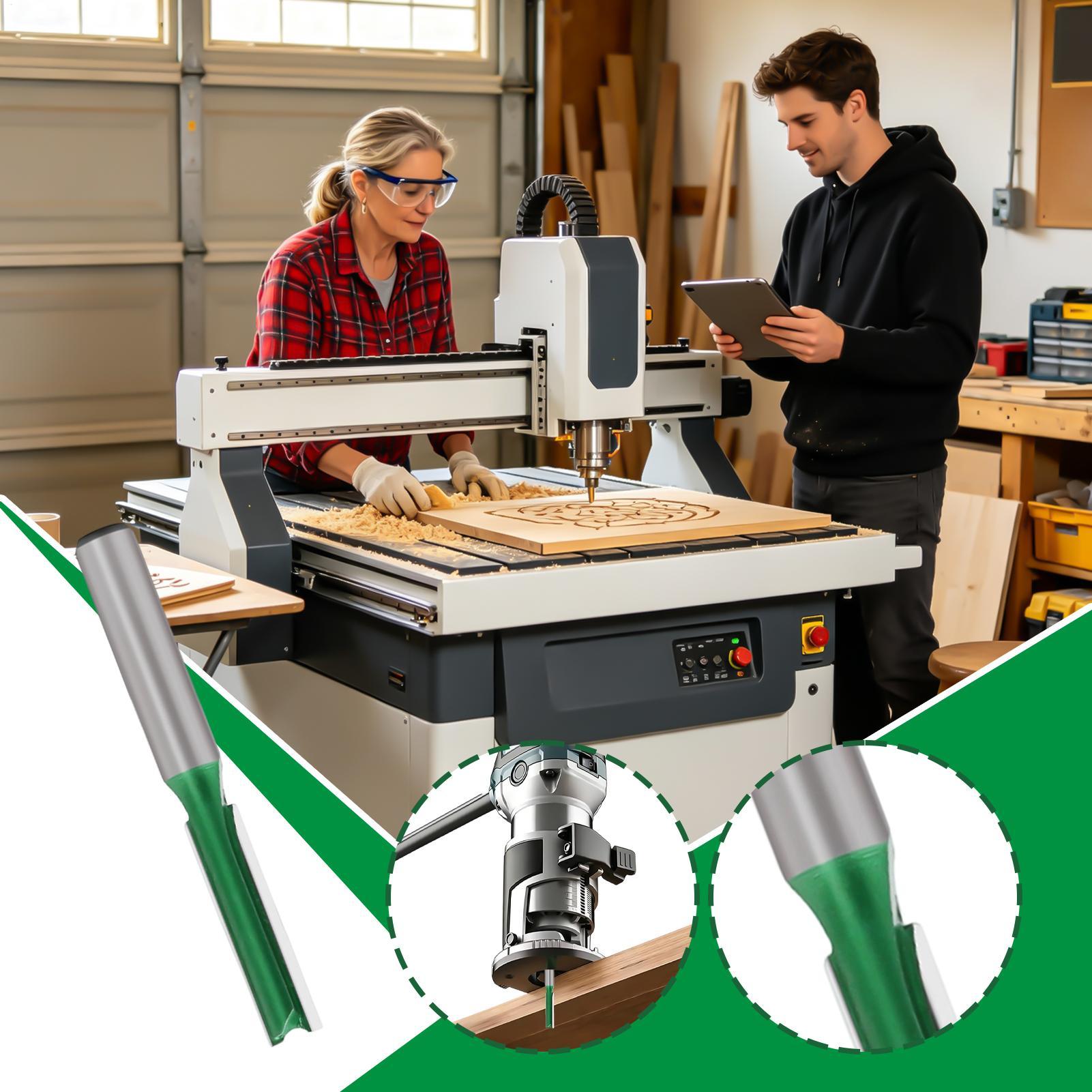 ดอกเร้าเตอร์ตรง ขนาดก้าน 8 มม. - Router Bits For Woodworking บทวิจารณ์และราคา