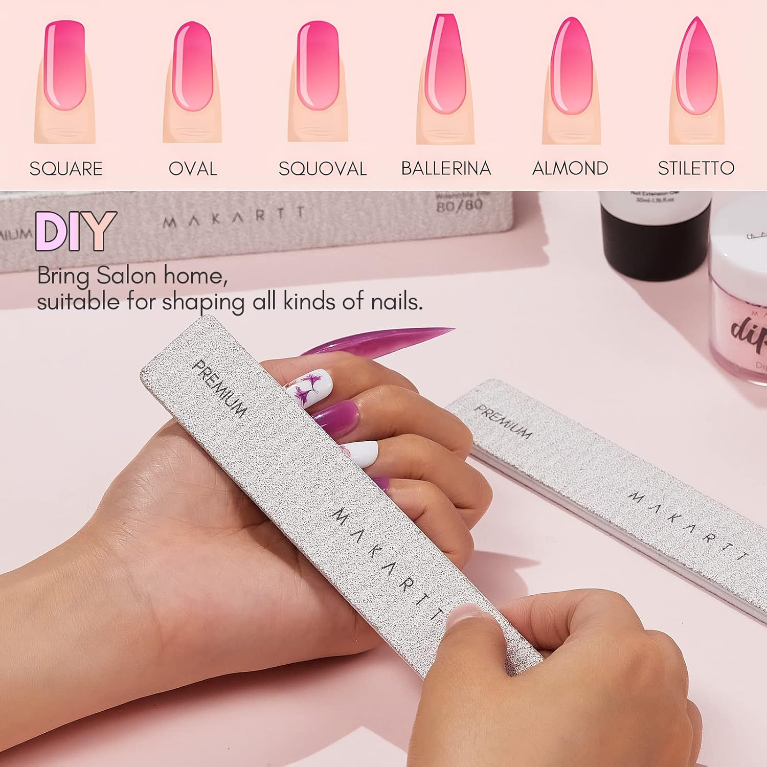 Makartt ตะไบเล็บ 10 ชิ้น Emery - Woodworking Files บทวิจารณ์และราคา