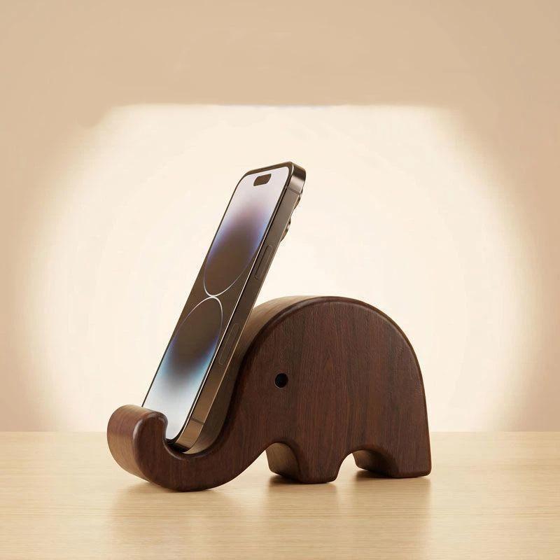 ที่วางโทรศัพท์ไม้เนื้อแข็งสีดำ - Woodworking Show บทวิจารณ์และราคา