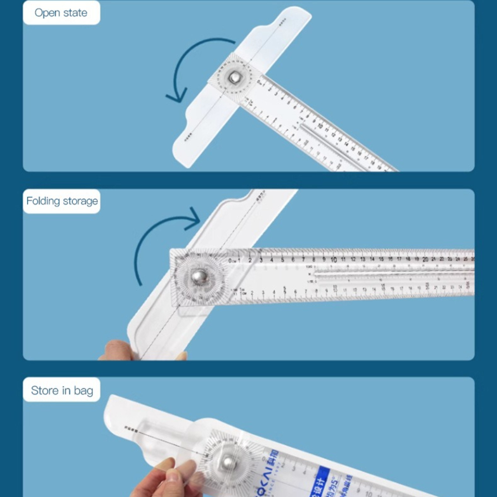 ไม้บรรทัดรูปตัว T แบบสองด้าน โ - Woodworking Essentials บทวิจารณ์และราคา