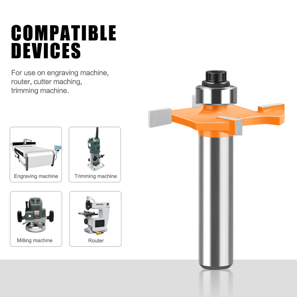 ดอกกัดร่อง T-Slot 4 ปีก ขนาดก้ - Router Bits For Woodworking บทวิจารณ์และราคา