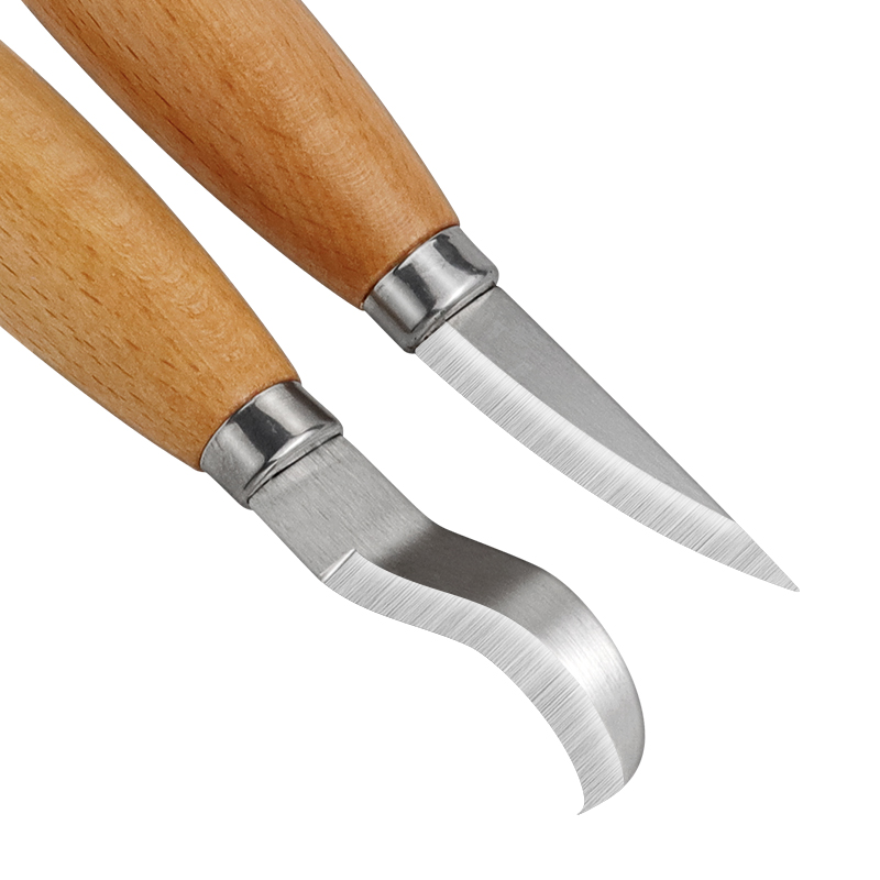 มีดแกะสลักเหล็กสแตนเลส ด้ามไม้ - Woodworking Essentials บทวิจารณ์และราคา
