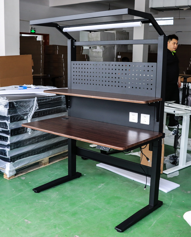 โต๊ะทำงานปรับระดับความสูงได้แบ - Woodworking Bench บทวิจารณ์และราคา