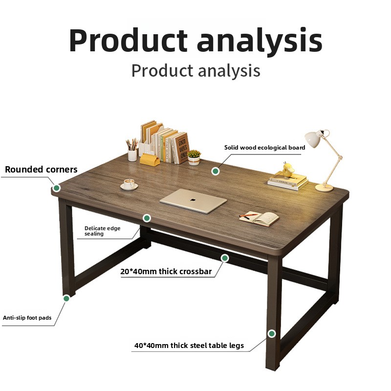 โต๊ะคอมพิวเตอร์แบบเรียบง่าย ท็ - Woodworking School บทวิจารณ์และราคา
