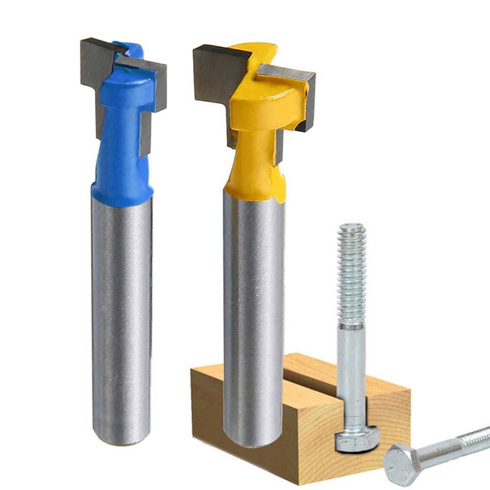 A11I 1/4 นิ้ว Shank T-Slot CUT - Router Bits For Woodworking บทวิจารณ์และราคา