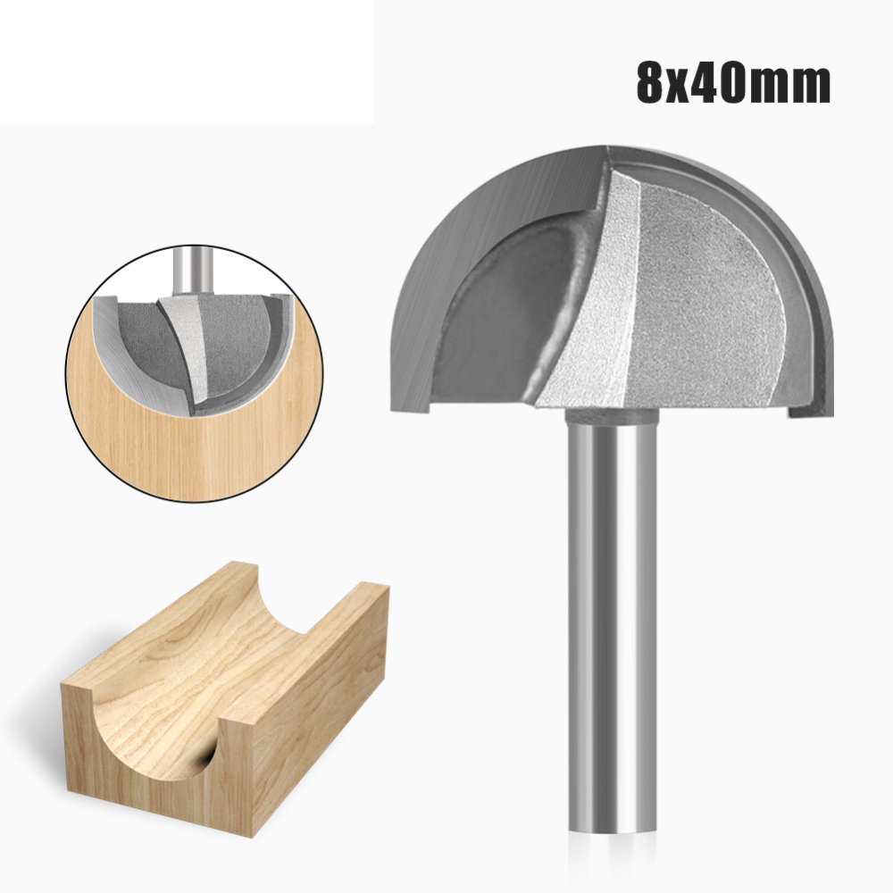 ดอกเร้าเตอร์แบบโค้งครึ่งวงกลม  - Router Bits For Woodworking บทวิจารณ์และราคา