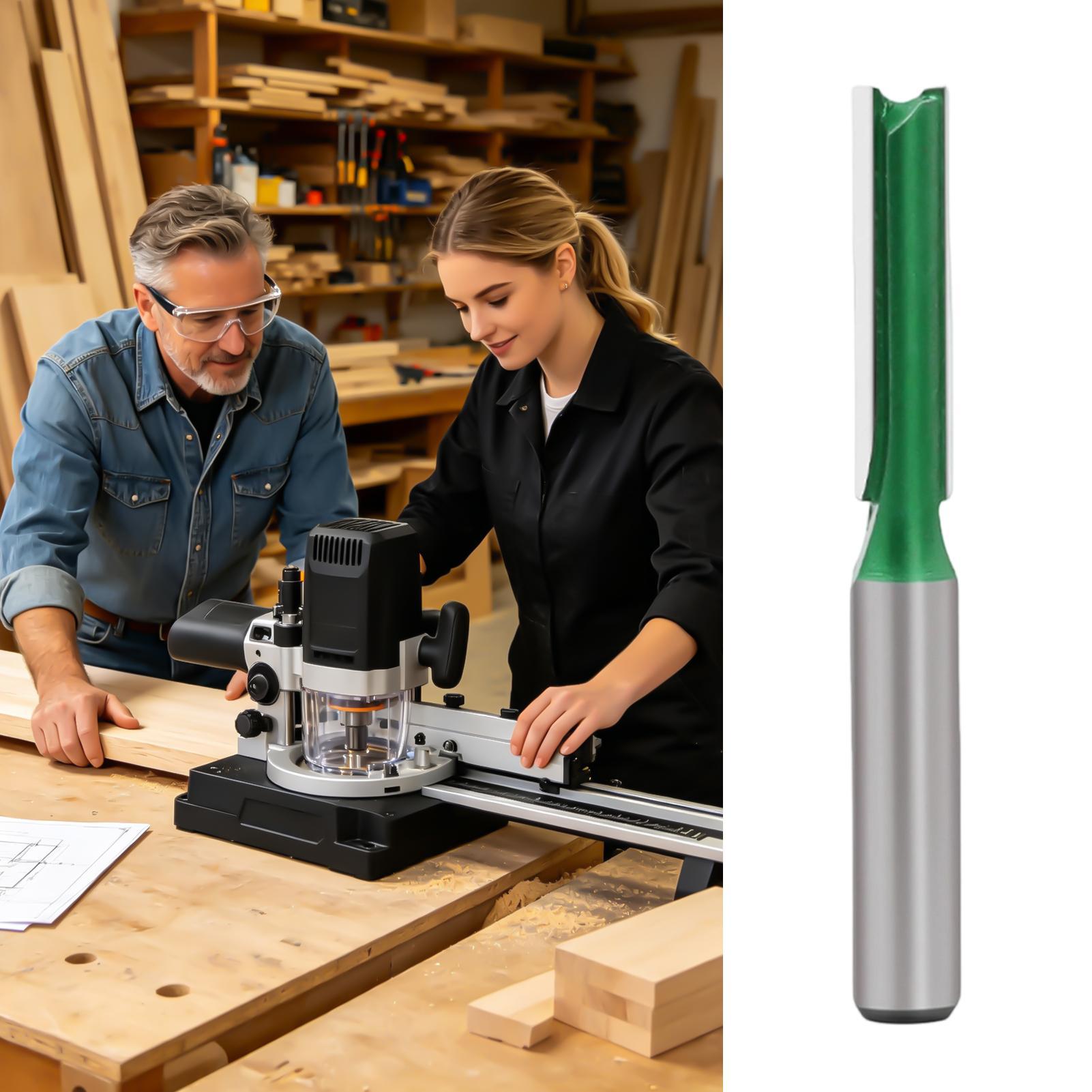 ดอกเราเตอร์ตรงสำหรับงานไม้ ขนา - Router Bits For Woodworking บทวิจารณ์และราคา