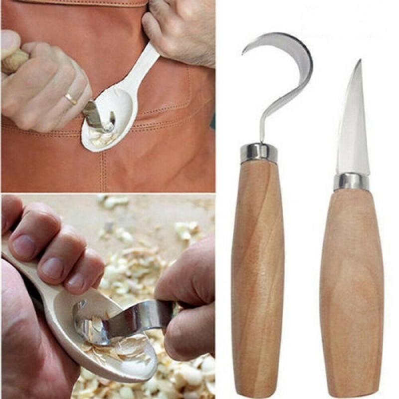 มีดแกะสลักไม้ มีดแกะสลักแบบตะข - Woodworking Essentials บทวิจารณ์และราคา
