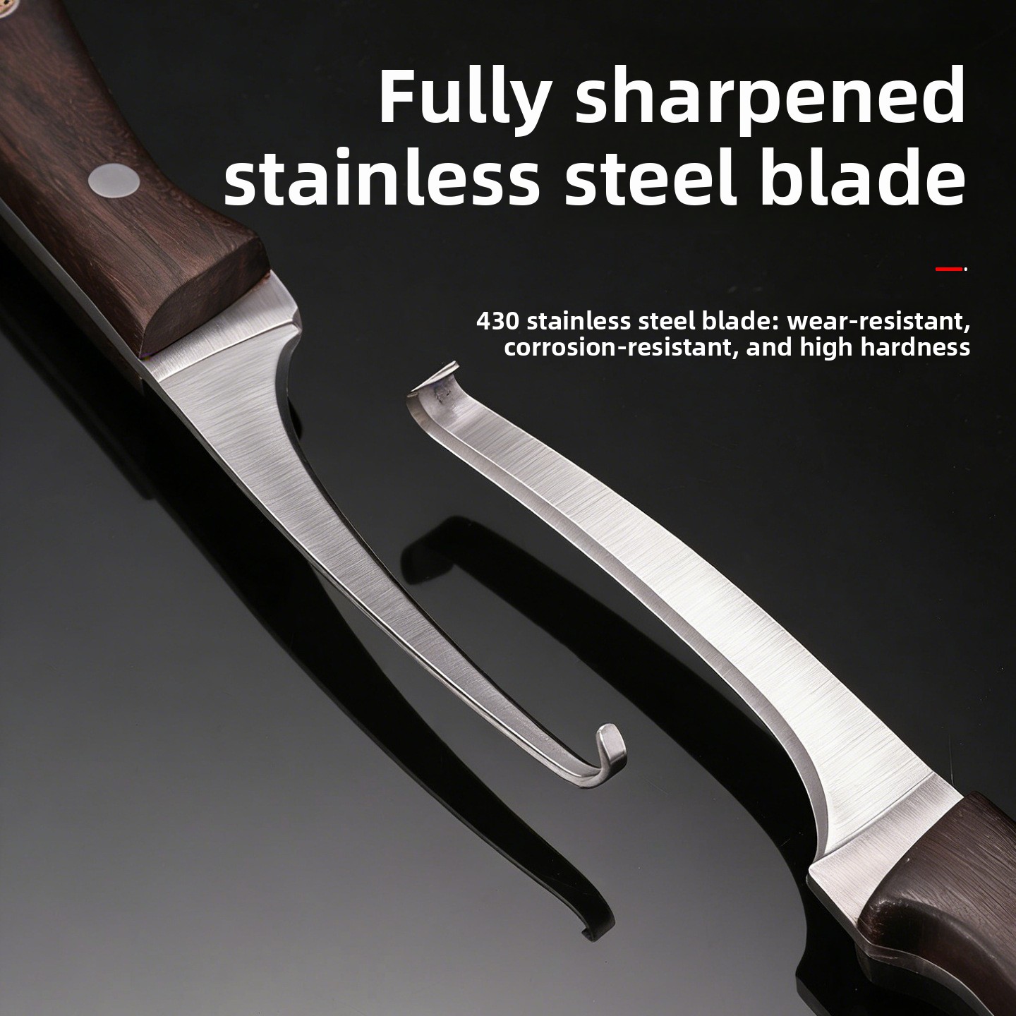 มีดตะขอเหล็กกล้าไร้สนิมความแข็ - Woodworking Essentials บทวิจารณ์และราคา