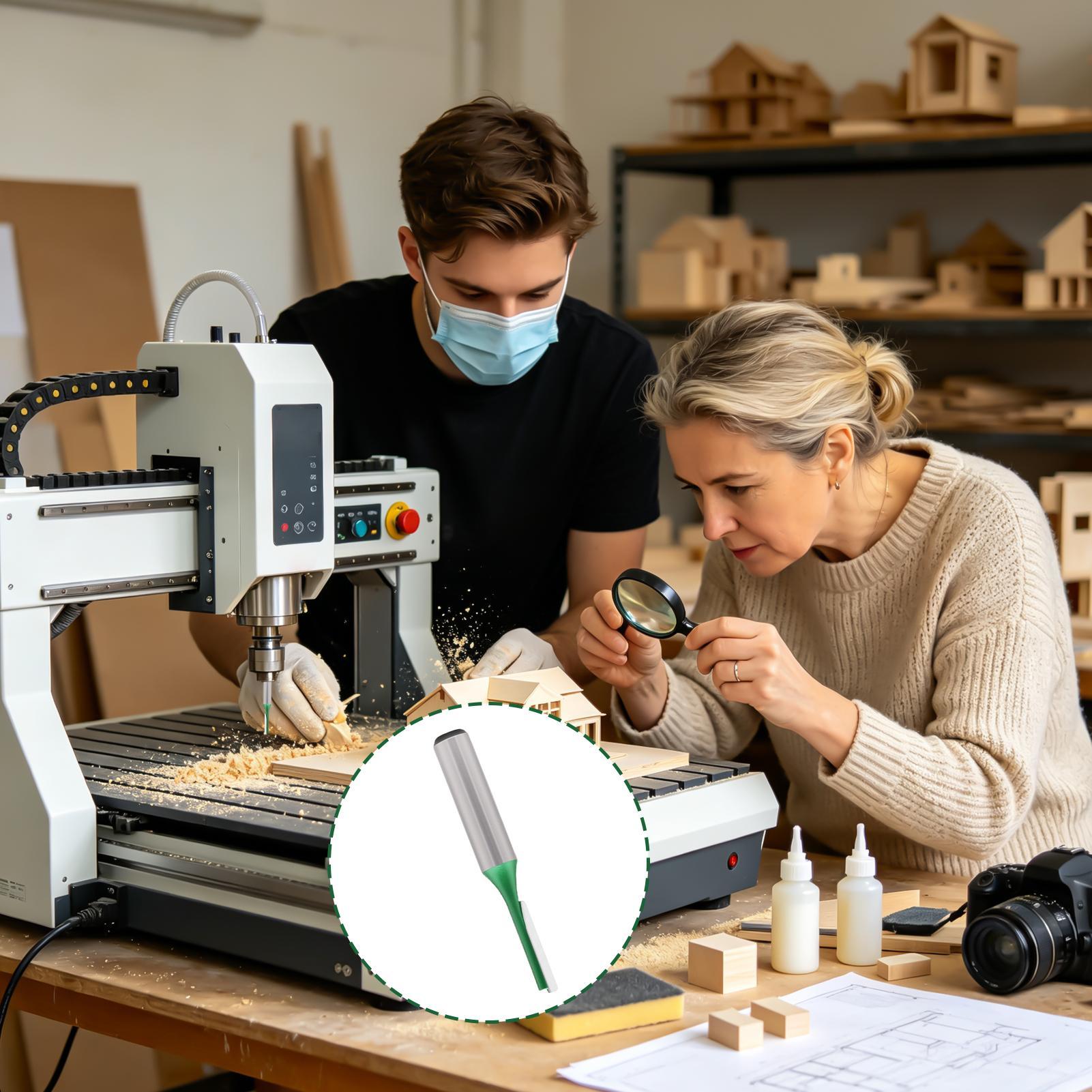 ดอกเราเตอร์งานไม้แบบตรง ขนาดก้ - Router Bits For Woodworking บทวิจารณ์และราคา