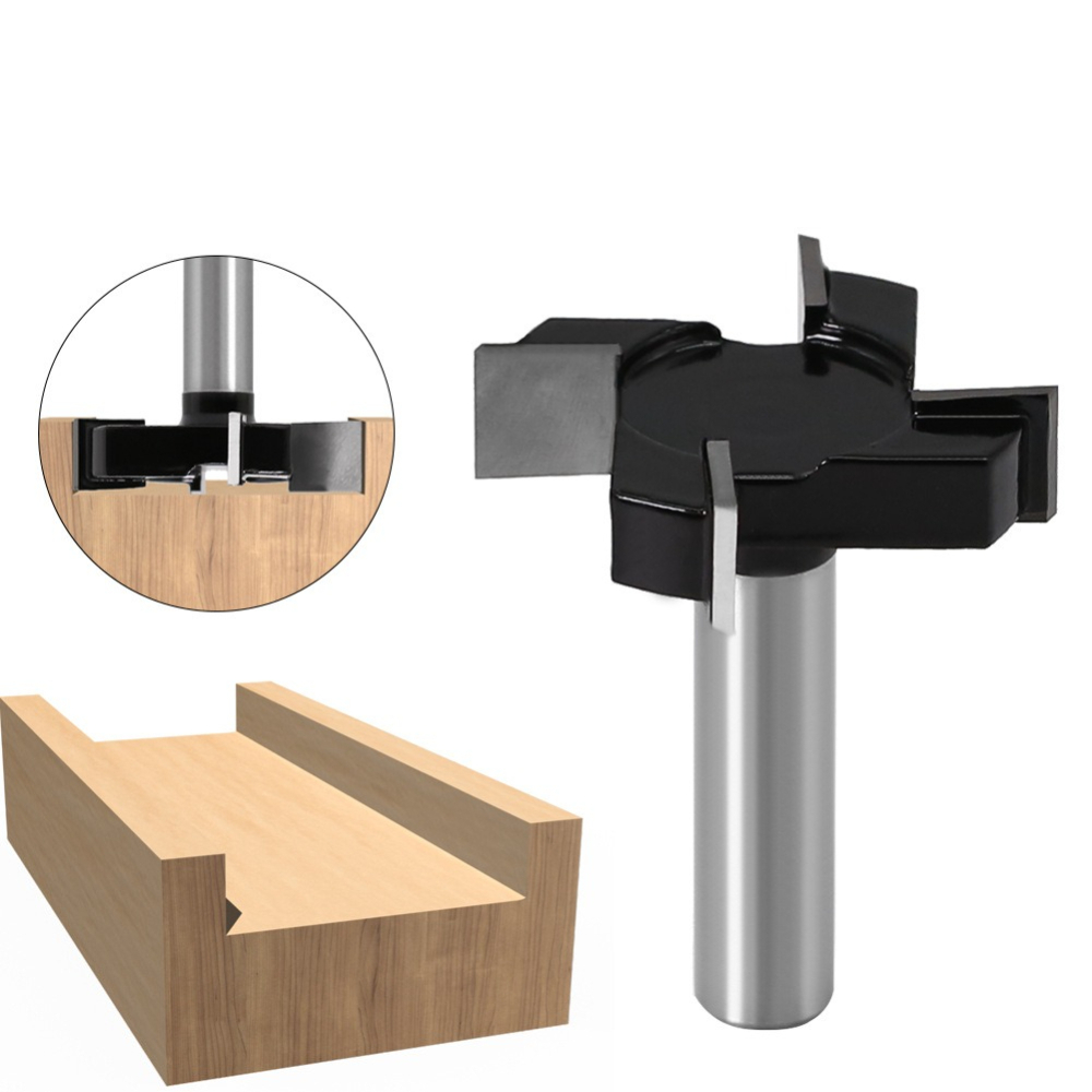 ดอกกัดร่อง T-Slot 4 ฟัน ปลายคา - Router Bits For Woodworking บทวิจารณ์และราคา