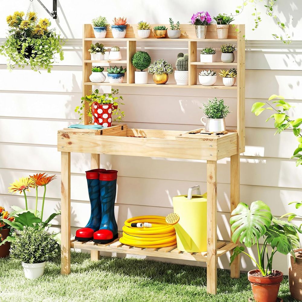 โต๊ะทำงานในสวน, โต๊ะทำงานไม้ขน - Woodworking Bench บทวิจารณ์และราคา