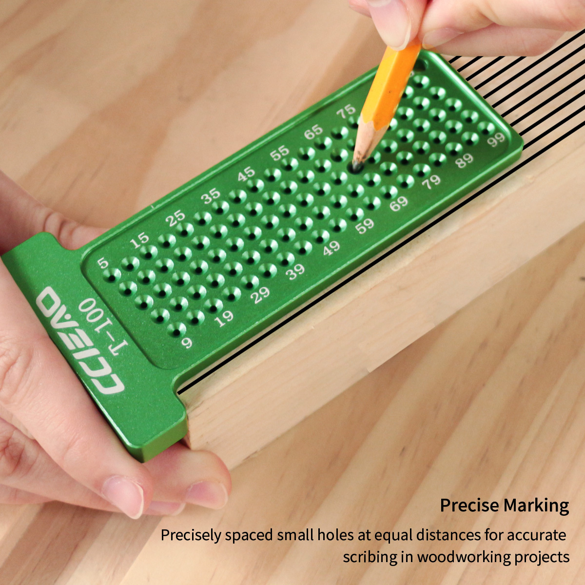 4 นิ้ว/100 มม.ไม้ Scribe,เมตริ - Woodworking Essentials บทวิจารณ์และราคา
